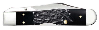 Rough Black® Jigged Synthetic Cheetah® Cub Closed