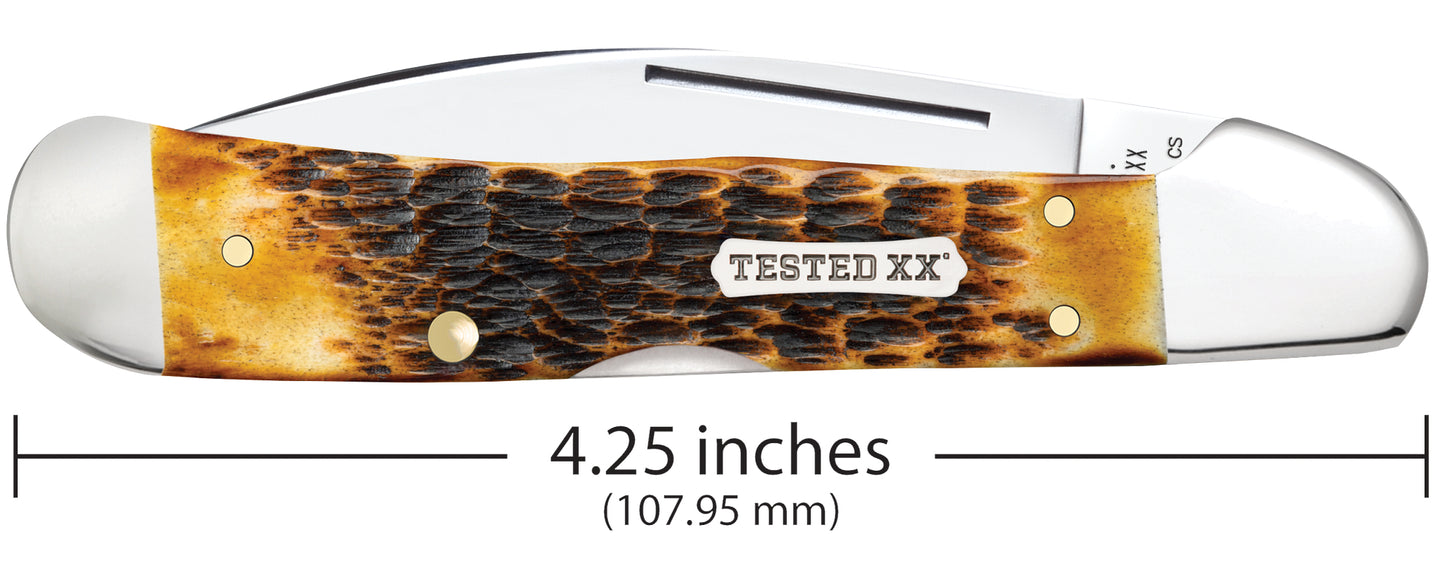 Rogers Jigged Burnt Amber Bone CS CopperLock® Dimensions