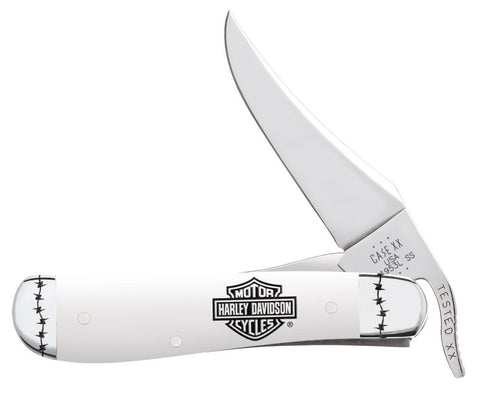 Harley-Davidson® Embellished White Synthetic RussLock® Front View