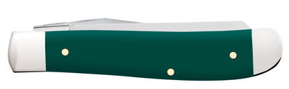 Smooth Spruce Green Synthetic Mini Trapper Closed