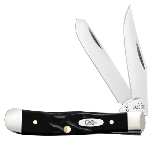 Rough Black Jigged Tiny Trapper Front View