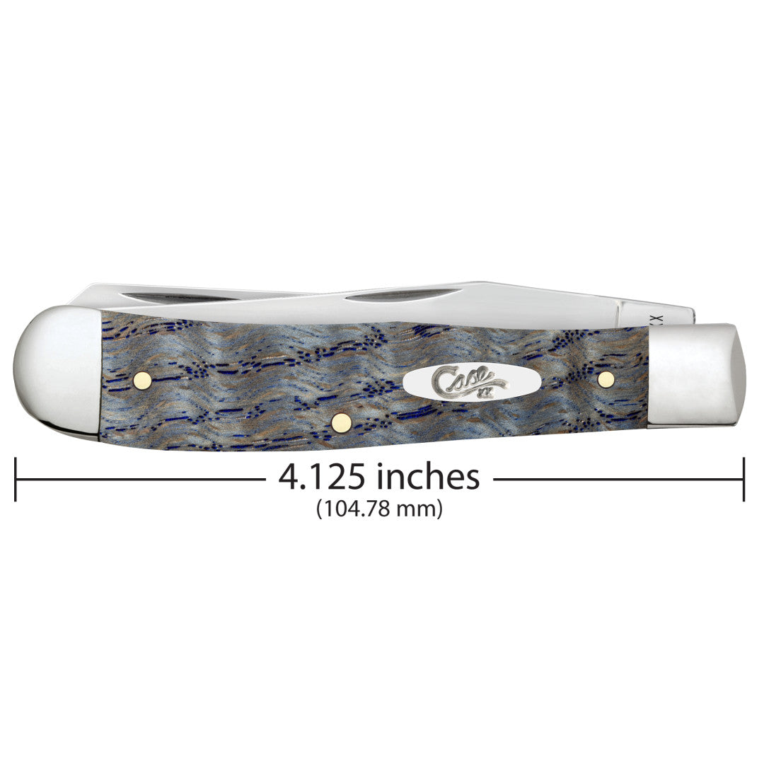 Smooth Blue Curly Oak Trapper Dimensions