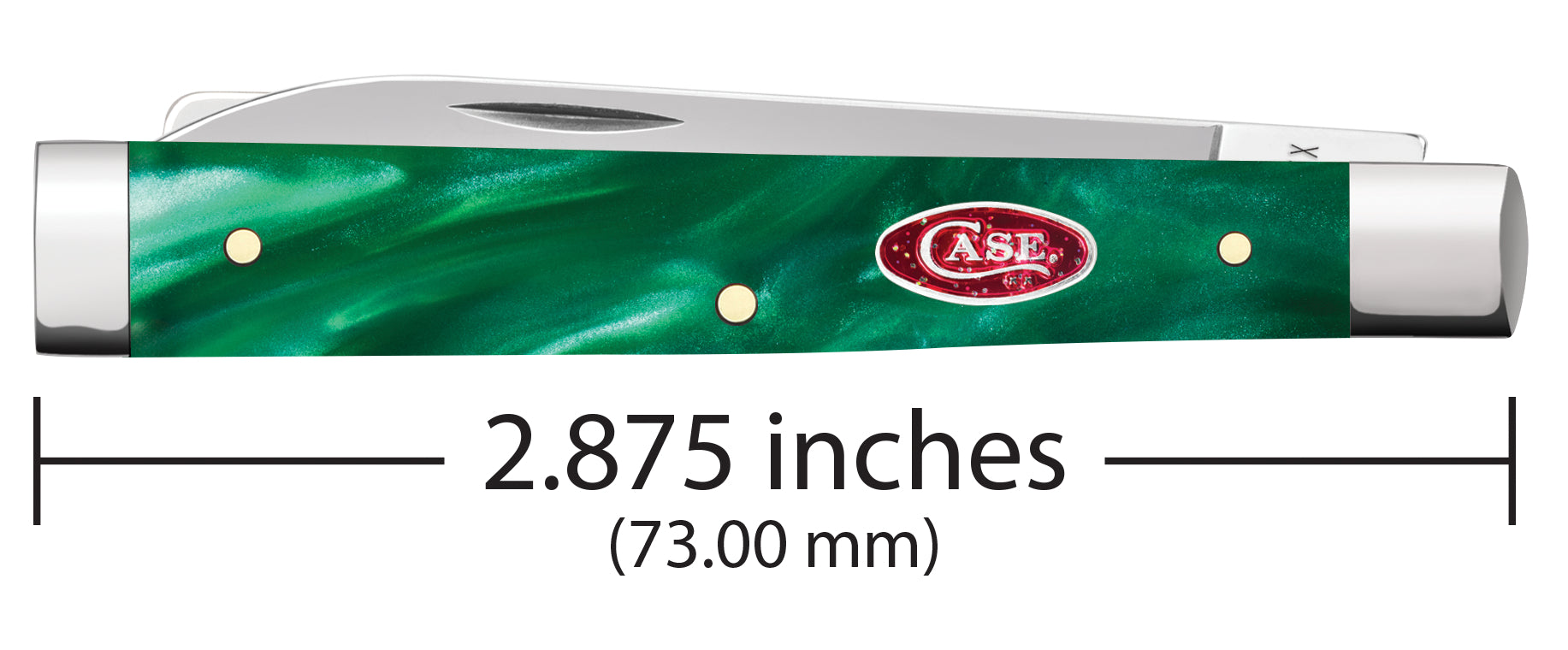 Case® | Smooth Green Pearl Kirinite® Baby Doc – caseknives.com