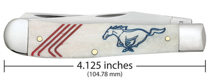 Ford Embellished Smooth Natural Bone Trapper Gift Set  Dimensions