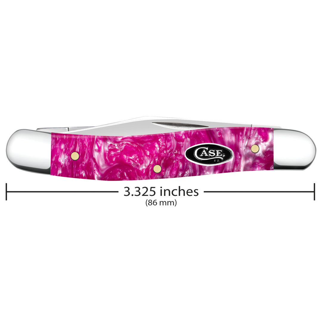 Case® | Smooth Pink Crackle Kirinite® Medium Pen – caseknives.com