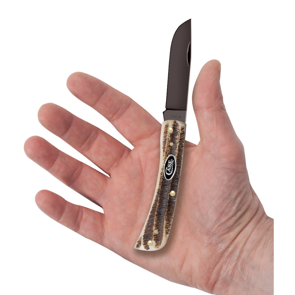 Vintage Bone Sod Buster® Jr with PVD Coated Blade Knife in Hand