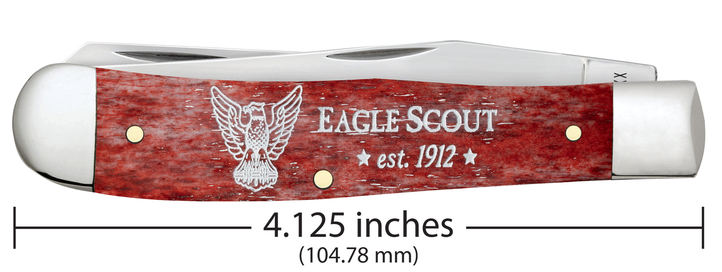 Scouting America Embellished Smooth Old Red Bone Trapper Gift Set Dimensions