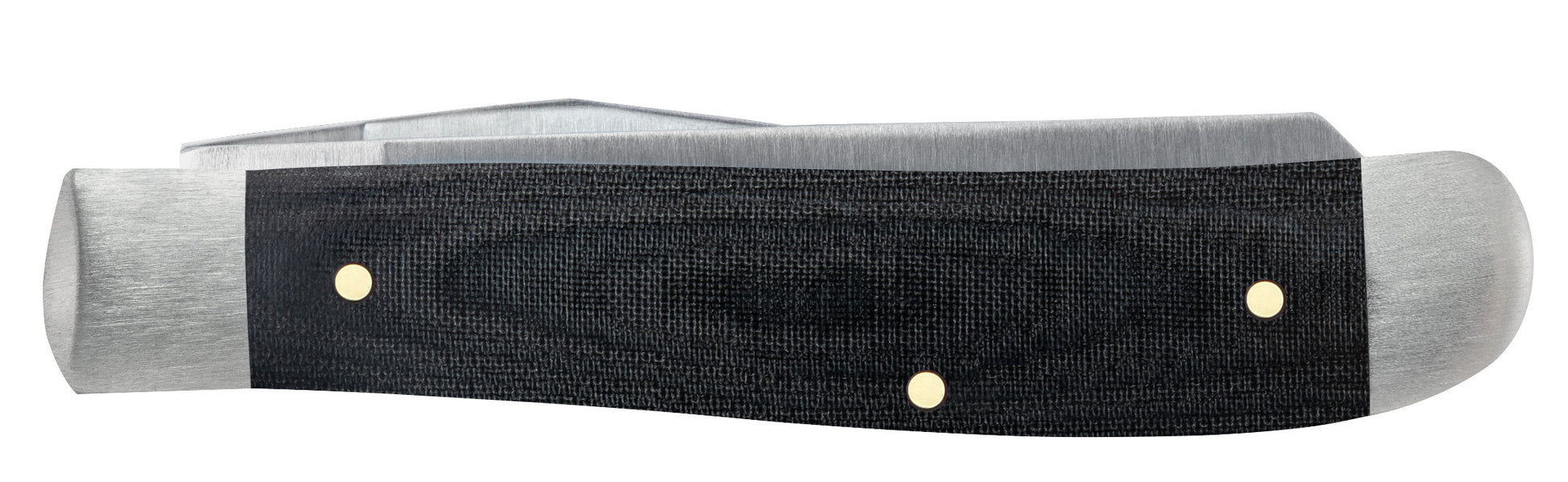 Smooth Black Micarta® Mini Trapper Closed