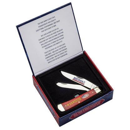 CCC® USA250 Commemorative Trapper in open cigar box.