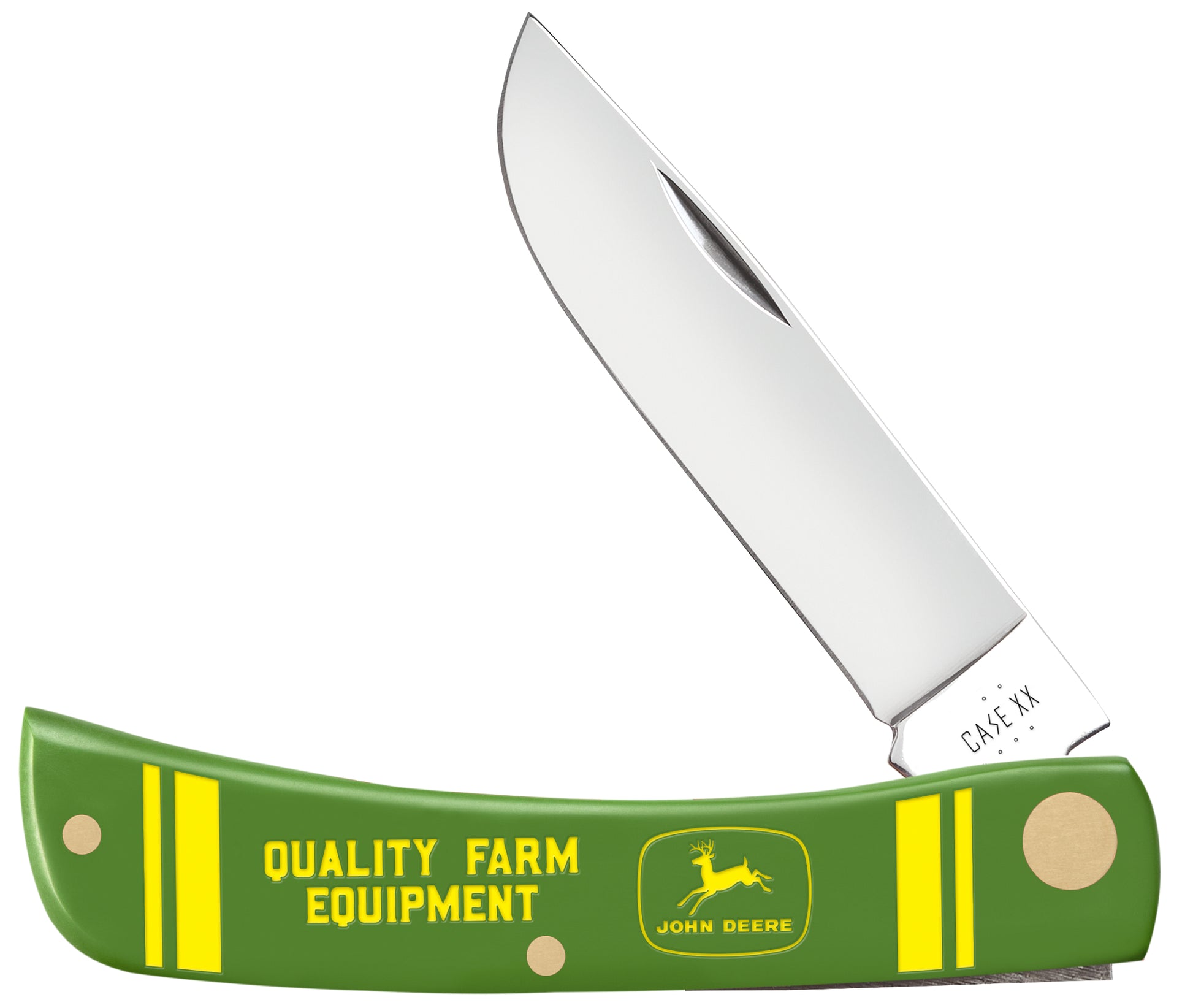 John Deere Embellished  Smooth Green Synthetic Sod Buster® Jr Front View