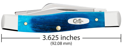 Sawcut Jigged Caribbean Blue Bone Medium Stockman '032 Dimensions
