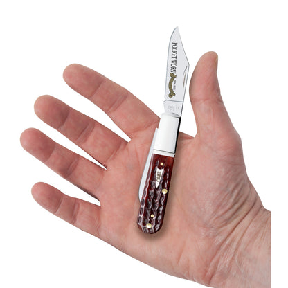 Pocket Worn® Corn Cob Jig Mahogany Bone Barlow in Hand