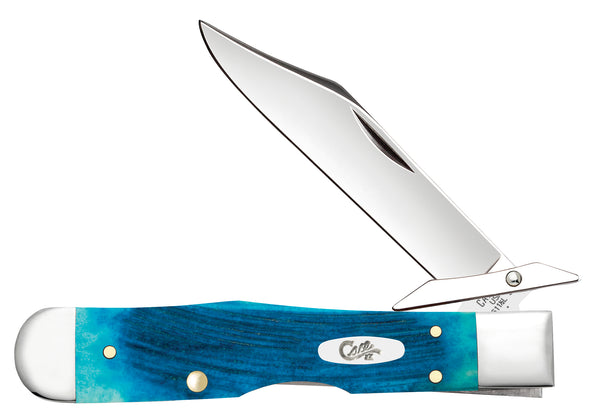 Case® | Sawcut Jigged Caribbean Blue Bone Cheetah® Cub