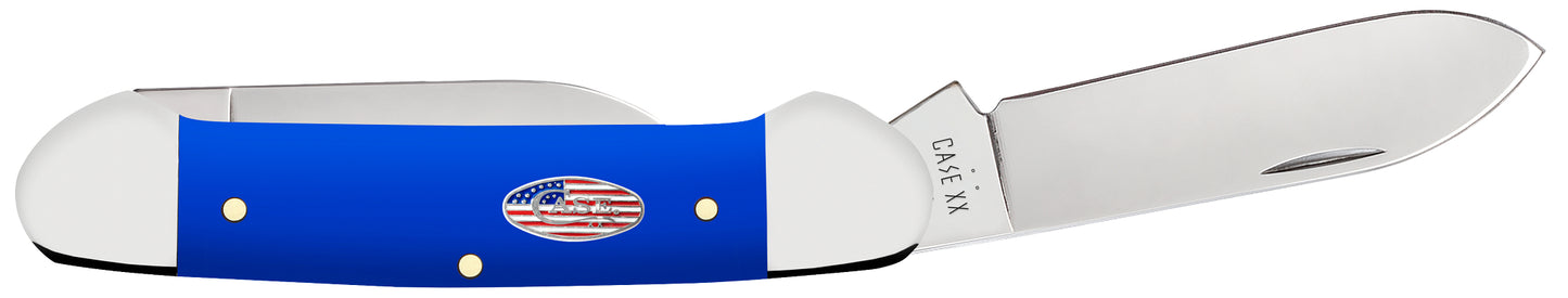 Royal Blue Synthetic Smooth Canoe Open