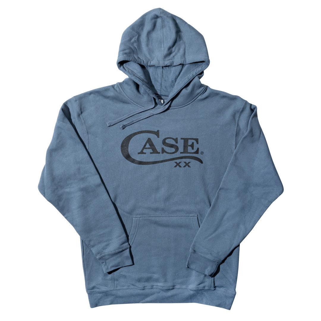 Storm Blue Hooded Sweatshirt Front View