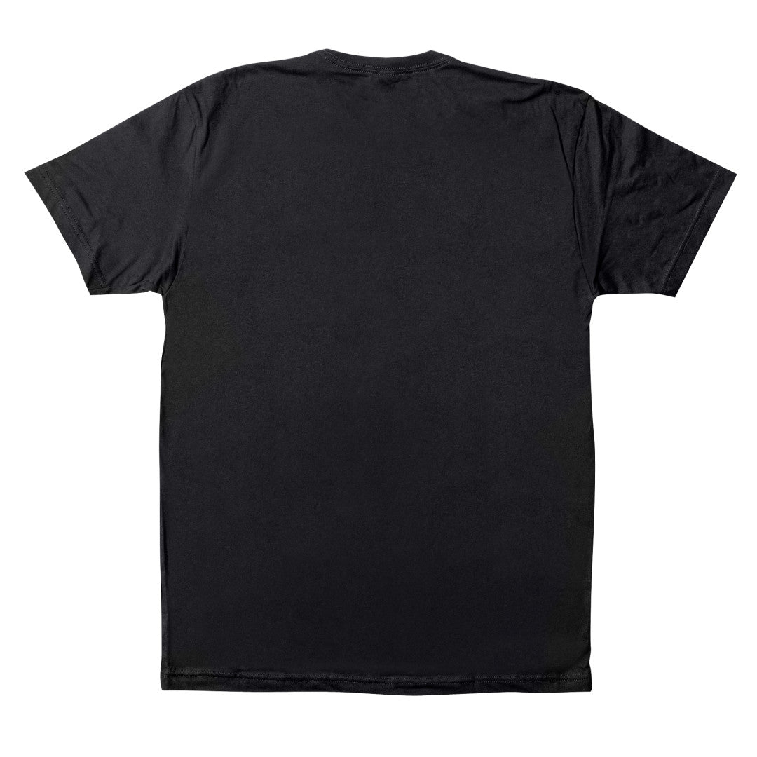 Black T-Shirt Back View