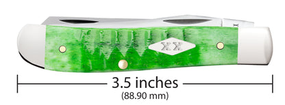 Gator Jigged Bright Green Bone Mini Trapper Dimensions