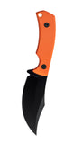 Orange Textured G-10 with Hunter CT3 Back View 