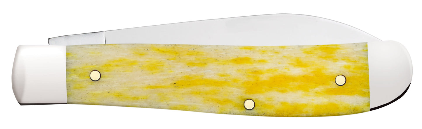 Smooth Yellow Bone Mini Trapper Closed