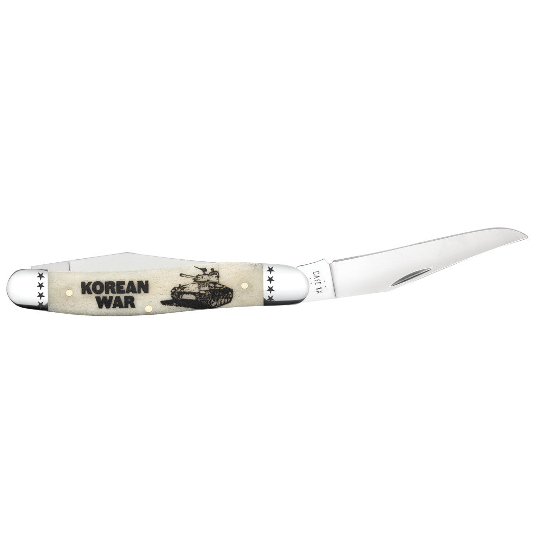 War Series - Korean War - Smooth Natural Bone Muskrat Open