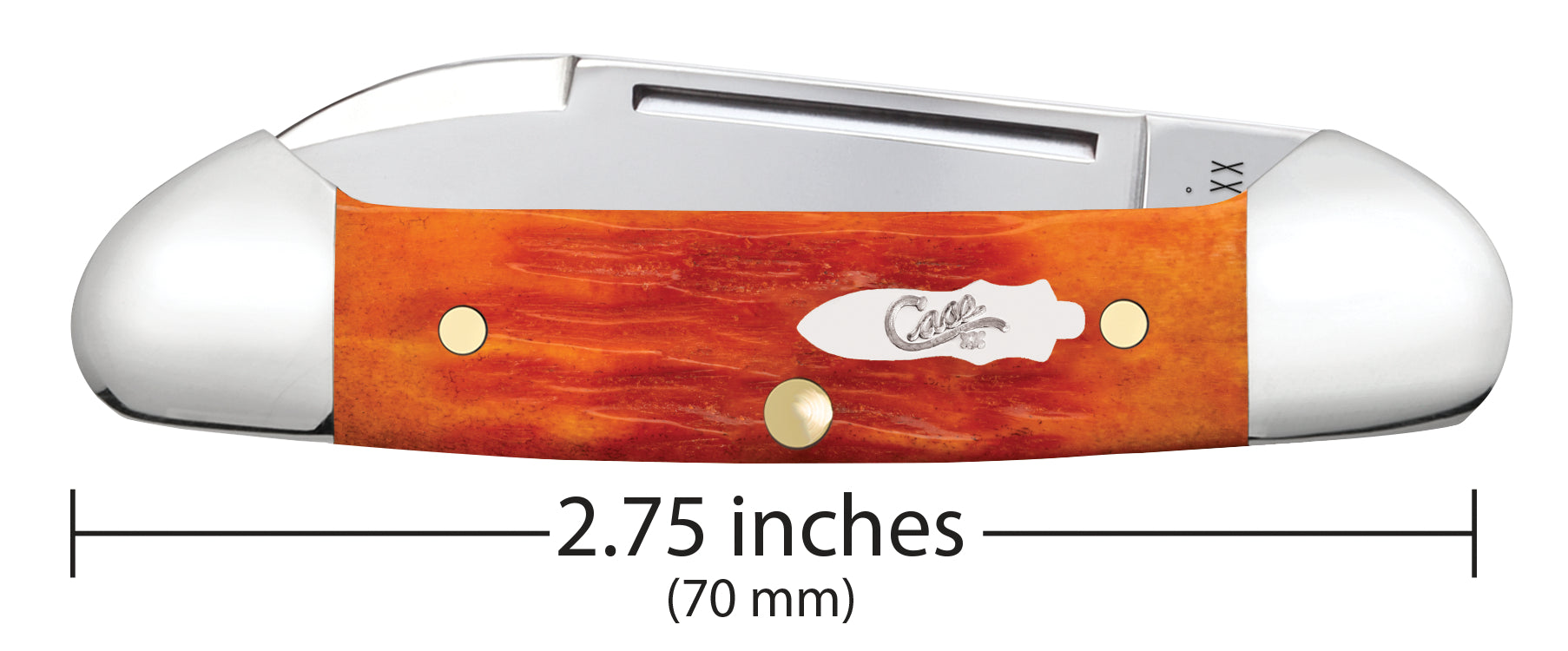 Crandall Jigged Tequila Sunrise Bone Baby Butterbean Dimensions