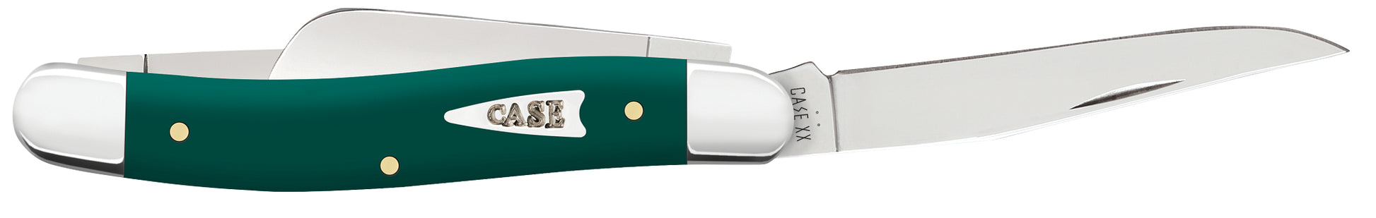 Smooth Spruce Green Synthetic Medium Stockman Open