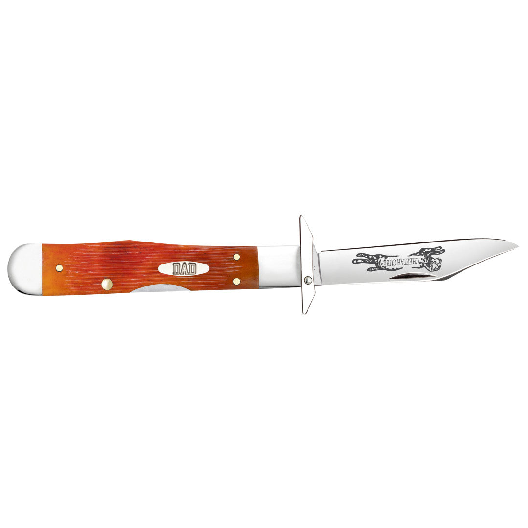 Father's Day Barnboard Jig Tequila Sunrise Bone Cheetah® Cub Open