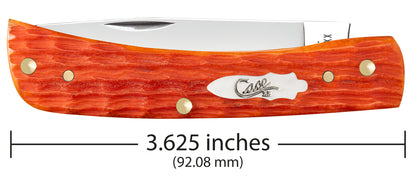 Crandall Jigged Tequila Sunrise Bone Sod Buster® Jr Dimensions
