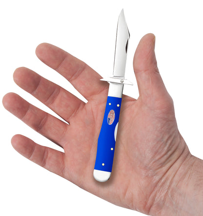 Royal Blue Synthetic Smooth Cheetah® Cub in Hand