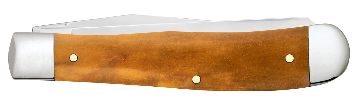 Harley Davidson® Embellished Smooth Antique Bone Trapper Closed