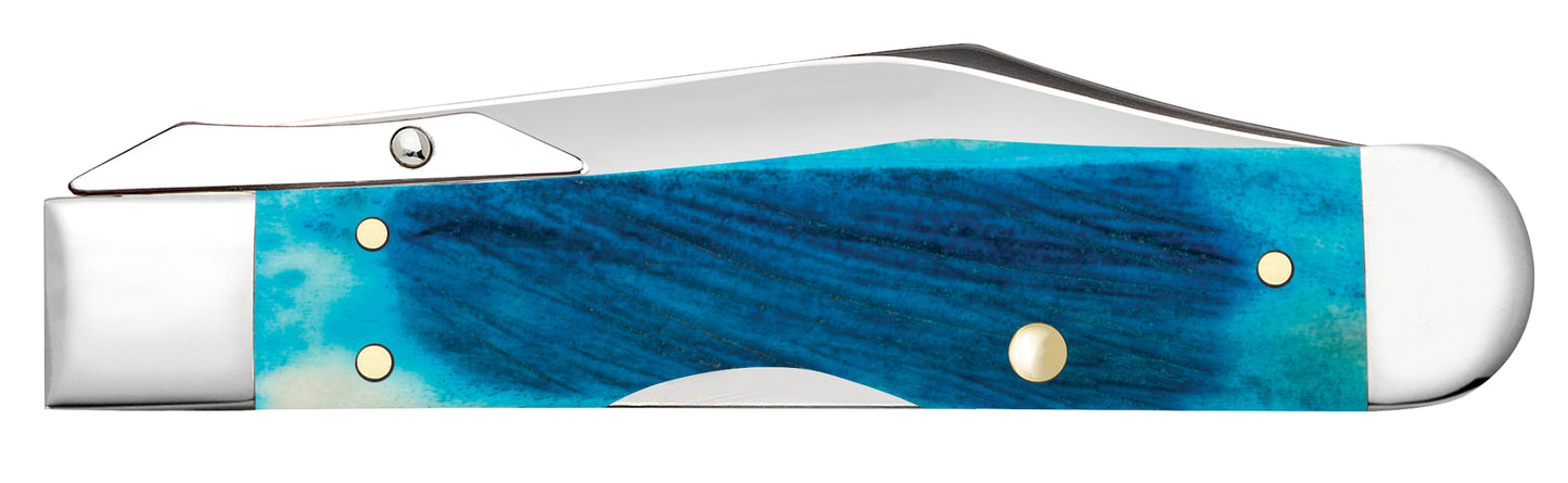 Sawcut Jigged Caribbean Blue Bone Cheetah® Cub Closed