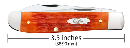 Crandall Jigged Tequila Sunrise Bone Mini Trapper Dimensions