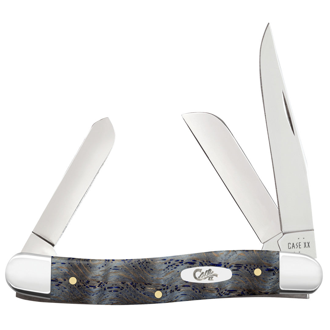 Smooth Blue Curly Oak Medium Stockman '18 Front View