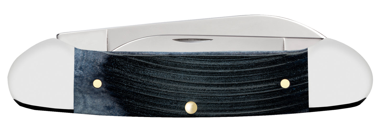 Sawcut Jigged Gray Bone Canoe Closed