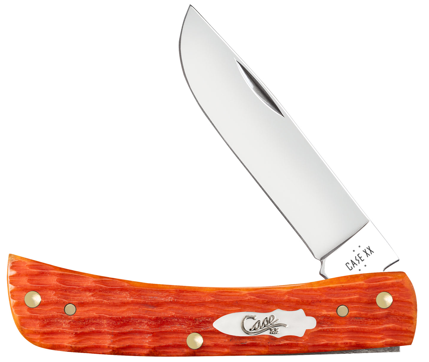 Crandall Jigged Tequila Sunrise Bone Sod Buster® Jr Front View