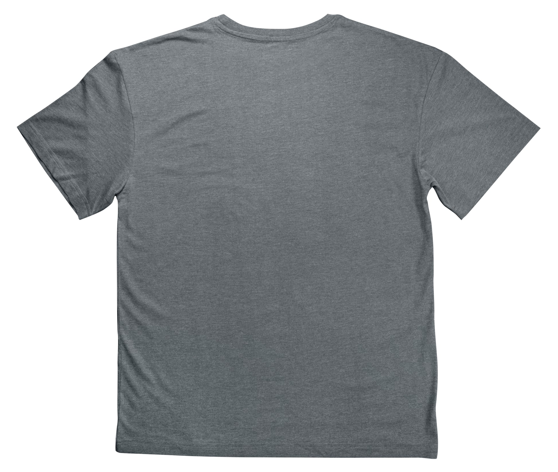 Dark Gray Heather T-Shirt Back View