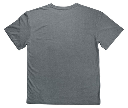 Dark Gray Heather T-Shirt Back View