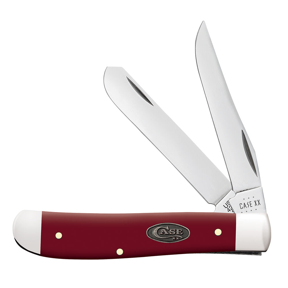 Smooth Mulberry Synthetic Mini Trapper front view