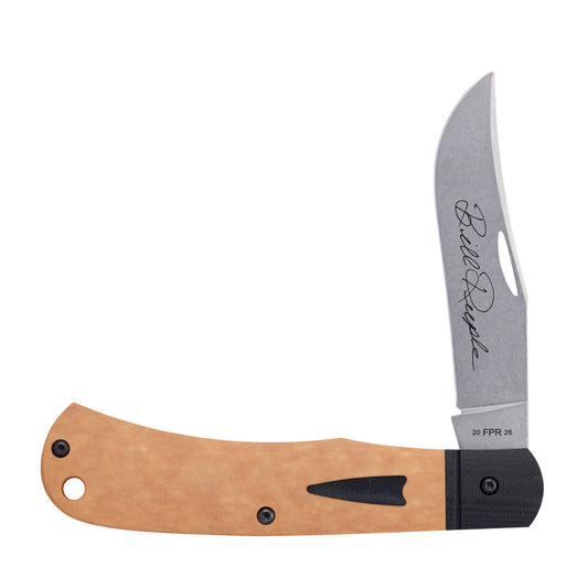 Crossroads™ Maple Valley Richlite® w/Black G-10 XR Texas Trapper Front View