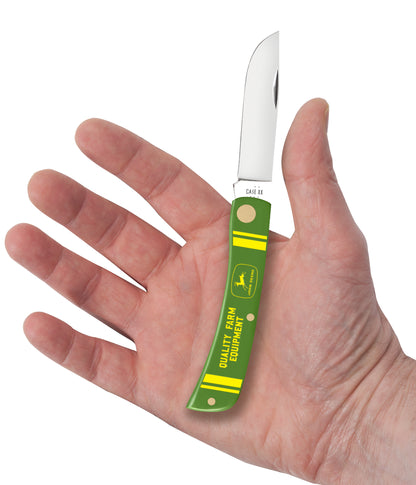 John Deere Embellished  Smooth Green Synthetic Sod Buster® Jr in Hand