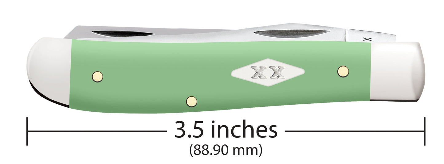 Smooth Mint Green Synthetic Mini Trapper Dimensions