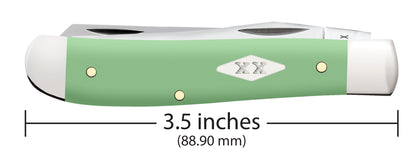 Smooth Mint Green Synthetic Mini Trapper Dimensions