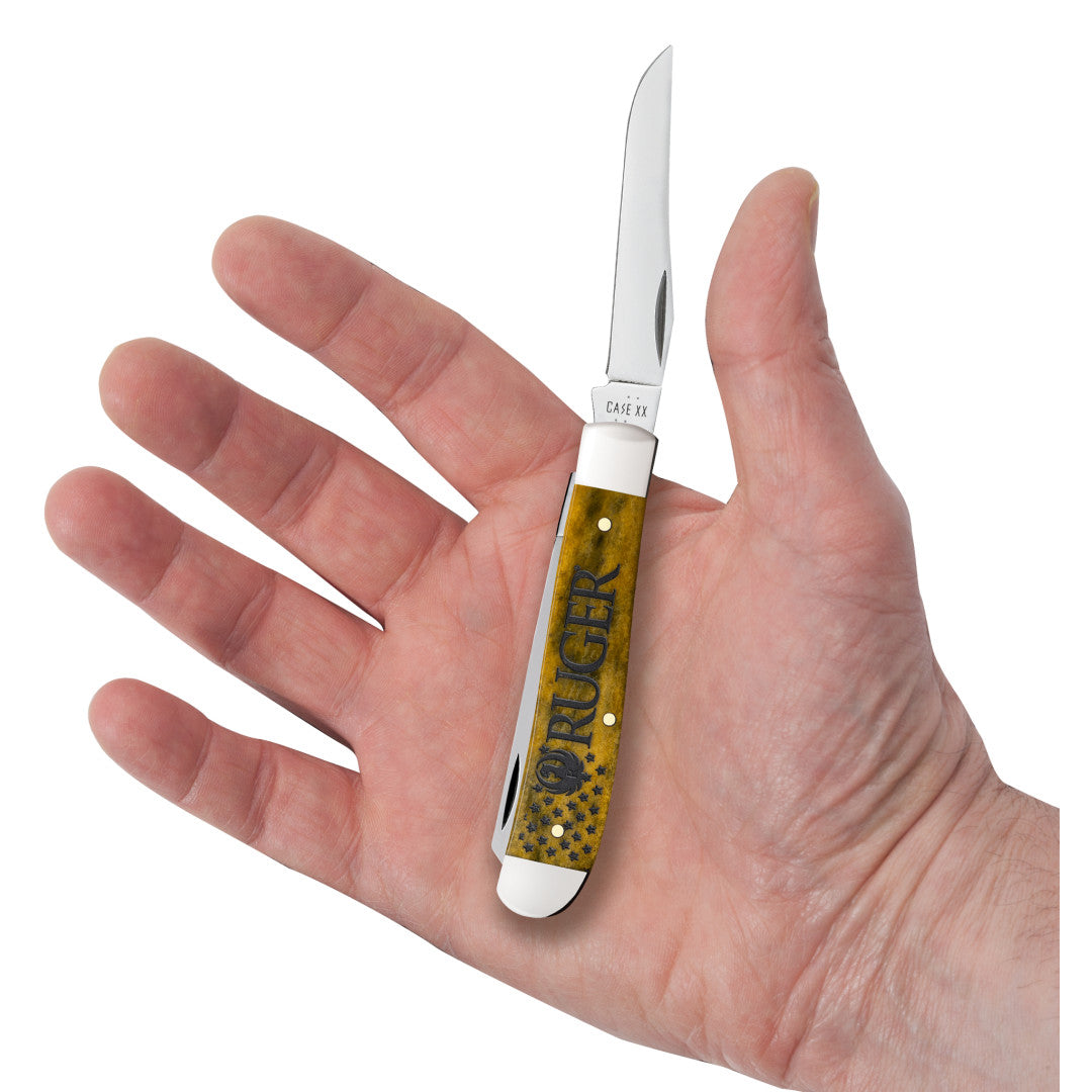 Ruger | Marlin - Smooth Olive Green Bone Mini Trapper in Hand