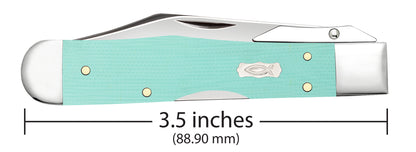 Vault - Smooth Seafoam Green G-10 Cheetah® Cub Dimensions