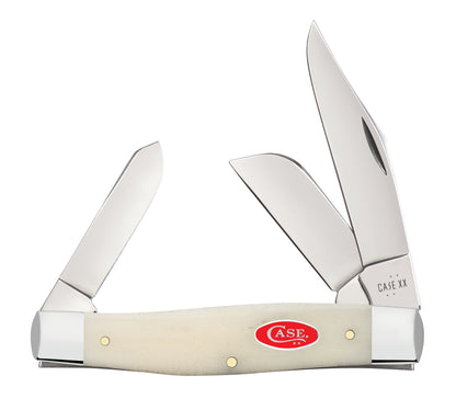 Smooth Natural Bone Large Stockman Front View