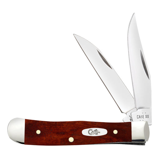 Smooth Chestnut Bone Tiny Trapper Front View