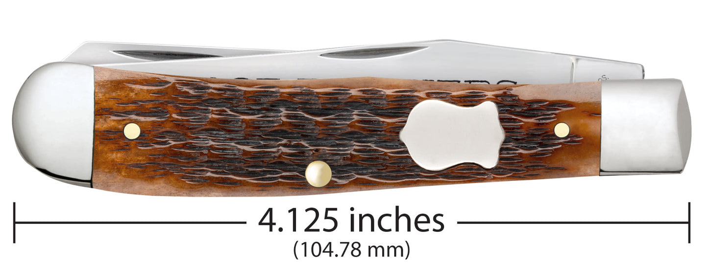 Russell Jig Brown Bone Trapper dimensions.