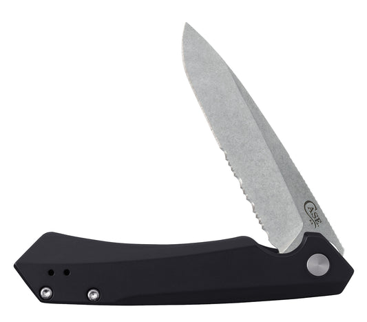 Black Anodized Aluminum Kinzua® knife open