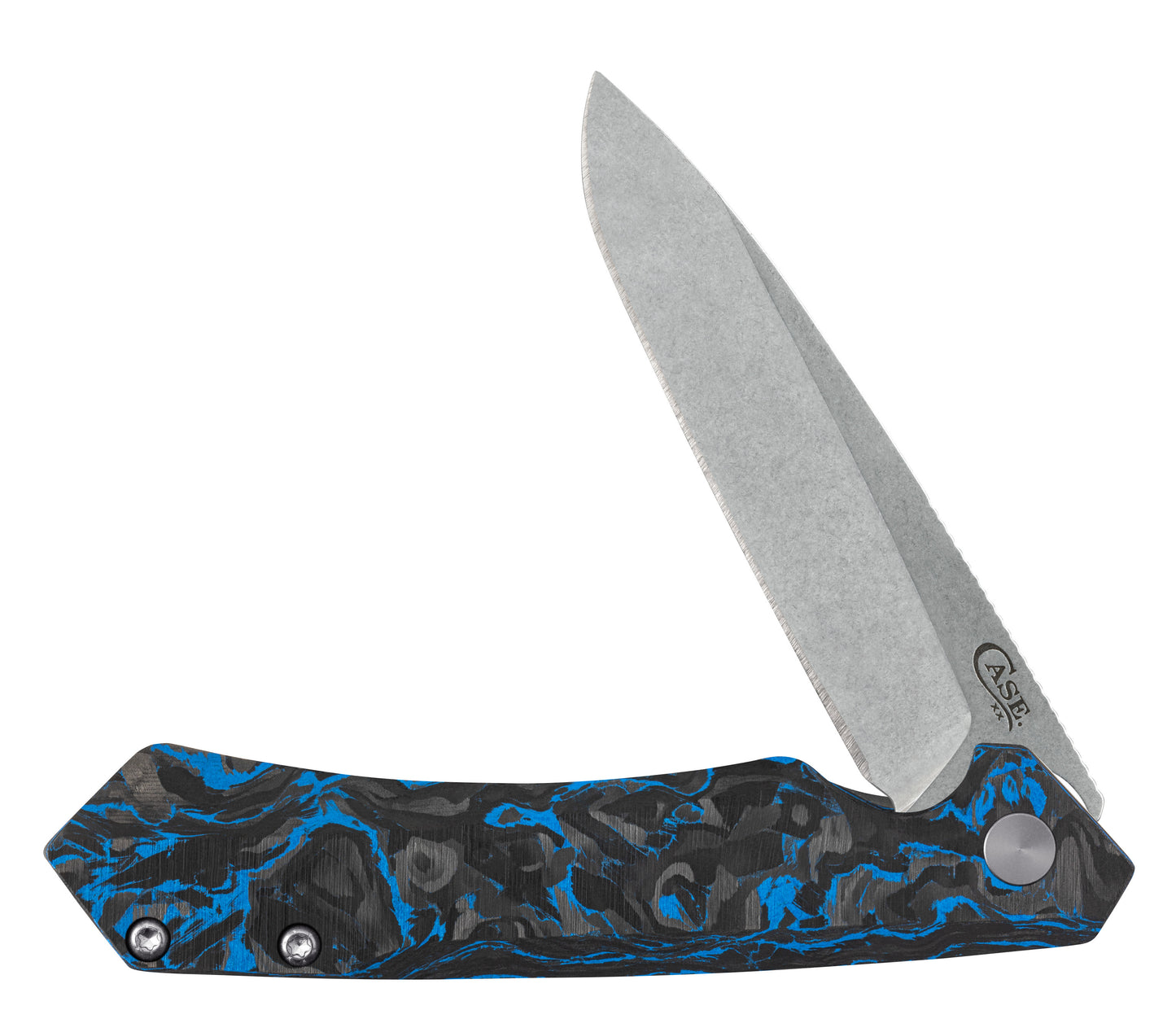 Blue and Black Carbon Fiber Kinzua® Front View