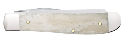 Smooth Natural Bone CS Mini Trapper Closed